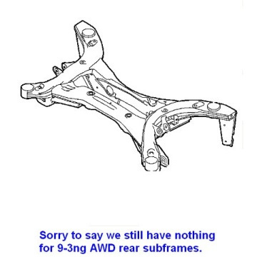 AWD rear subframe
